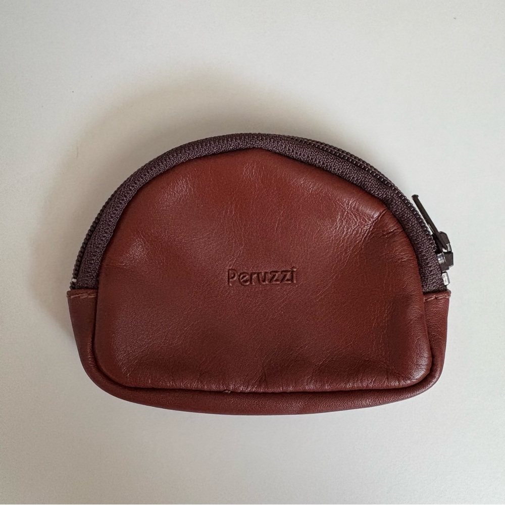 Peruzzi Genuine Leather Coin Purse